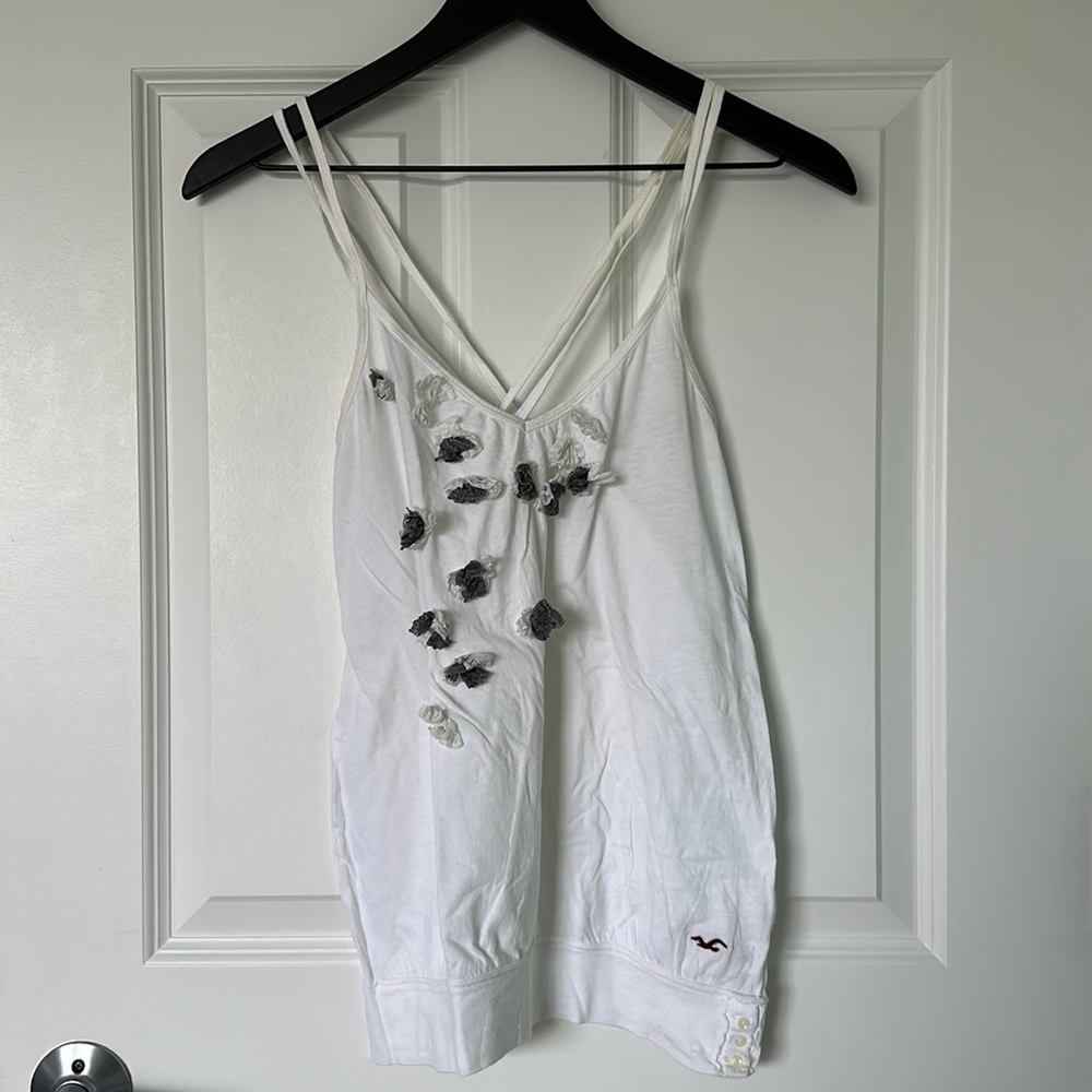 Hollister Lace Flower Tank Top